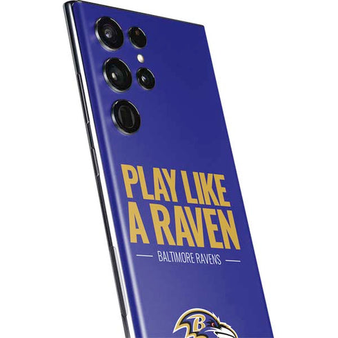 NFL Baltimore Ravens Team Motto Galaxy S22 Ultra Skin