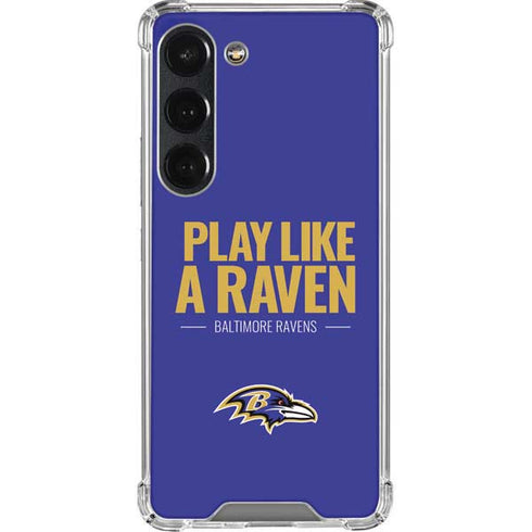 NFL Baltimore Ravens Team Motto Galaxy S23 Clear Case