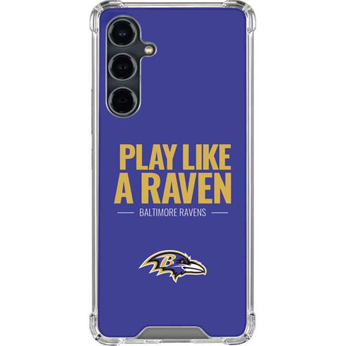 NFL Baltimore Ravens Team Motto Galaxy S23 FE Clear Case