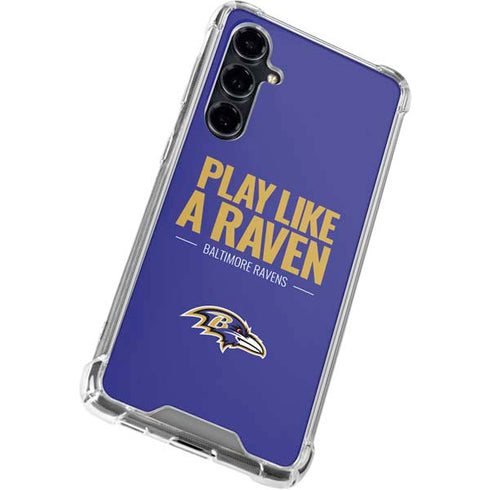 NFL Baltimore Ravens Team Motto Galaxy S23 FE Clear Case