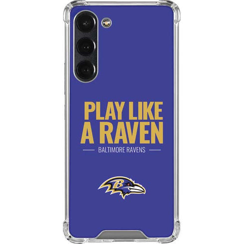 NFL Baltimore Ravens Team Motto Galaxy S23 Plus Clear Case