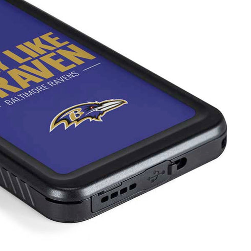 NFL Baltimore Ravens Team Motto Galaxy S23 Plus Waterproof Case