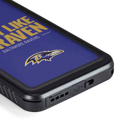 NFL Baltimore Ravens Team Motto Galaxy S23 Waterproof Case