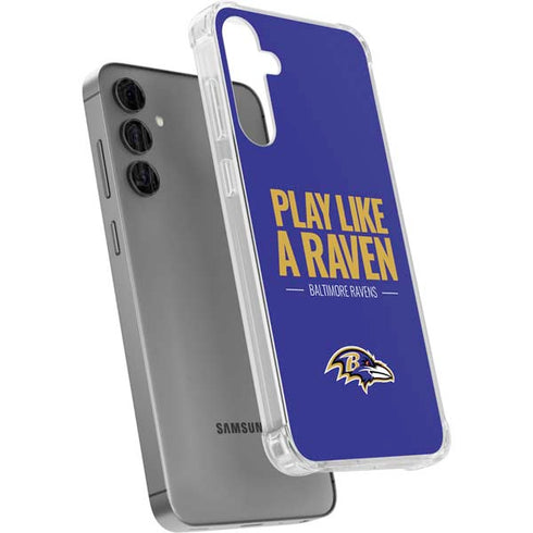 NFL Baltimore Ravens Team Motto Galaxy S24 Plus Clear Case