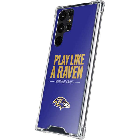 NFL Baltimore Ravens Team Motto Galaxy S24 Ultra Clear Case