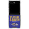 NFL Baltimore Ravens Team Motto Galaxy Z Flip5 5G Clear Case