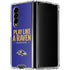 NFL Baltimore Ravens Team Motto Galaxy Z Fold4 5G Clear Case