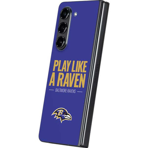 NFL Baltimore Ravens Team Motto Galaxy Z Fold5 5G Skin