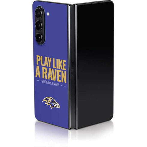 NFL Baltimore Ravens Team Motto Galaxy Z Fold5 5G Skin