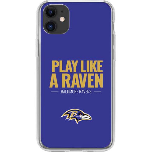 NFL Baltimore Ravens Team Motto iPhone 11 Clear Case