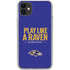 NFL Baltimore Ravens Team Motto iPhone 11 Clear Case