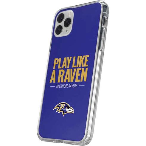 NFL Baltimore Ravens Team Motto iPhone 11 Pro Clear Case