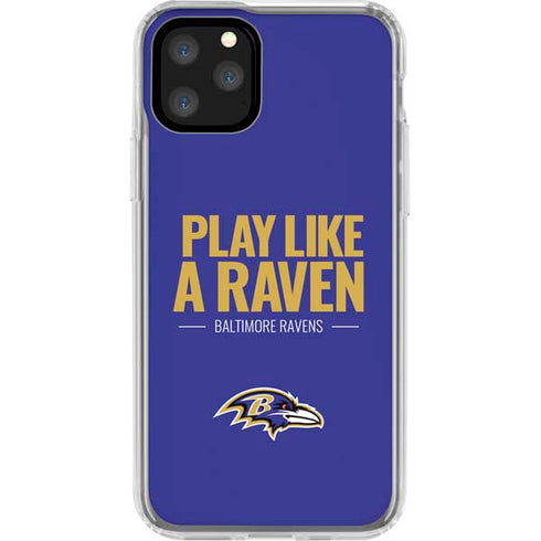 NFL Baltimore Ravens Team Motto iPhone 11 Pro Clear Case