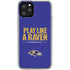 NFL Baltimore Ravens Team Motto iPhone 11 Pro Clear Case