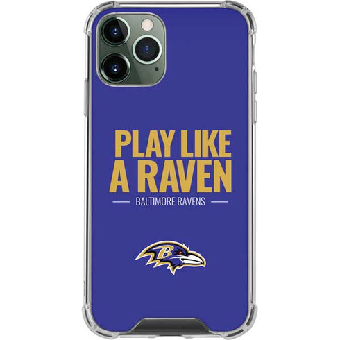 NFL Baltimore Ravens Team Motto iPhone 11 Pro Max Clear Case