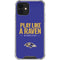 NFL Baltimore Ravens Team Motto iPhone 12 Clear Case