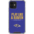 NFL Baltimore Ravens Team Motto iPhone 12 Clear Case