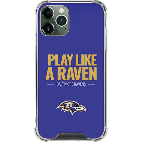 NFL Baltimore Ravens Team Motto iPhone 12 Pro Clear Case