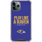 NFL Baltimore Ravens Team Motto iPhone 12 Pro Clear Case