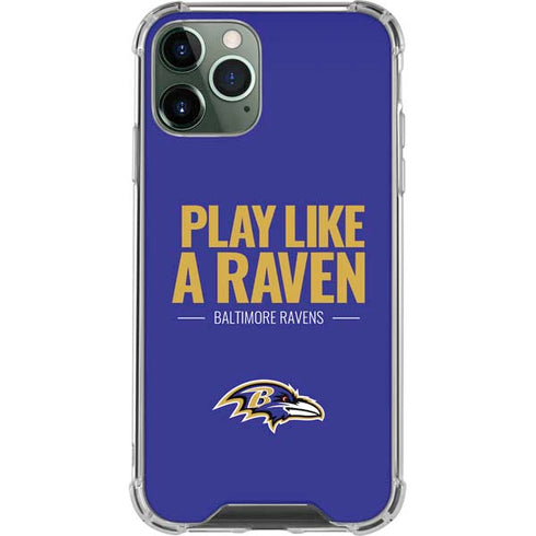 NFL Baltimore Ravens Team Motto iPhone 12 Pro Max Clear Case
