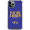 NFL Baltimore Ravens Team Motto iPhone 12 Pro Max Clear Case