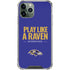 NFL Baltimore Ravens Team Motto iPhone 12 Pro Max Clear Case