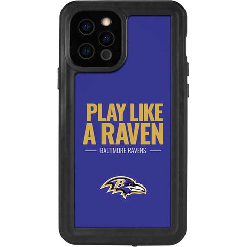 NFL Baltimore Ravens Team Motto iPhone 12 Pro Waterproof Case