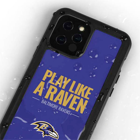 NFL Baltimore Ravens Team Motto iPhone 12 Pro Waterproof Case