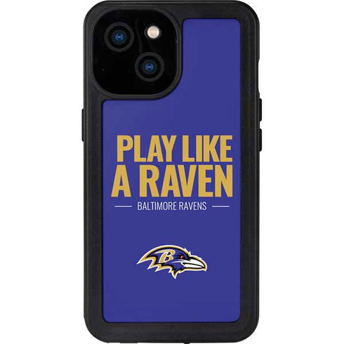 NFL Baltimore Ravens Team Motto iPhone 13 Mini Waterproof Case