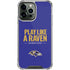 NFL Baltimore Ravens Team Motto iPhone 13 Pro Max Clear Case