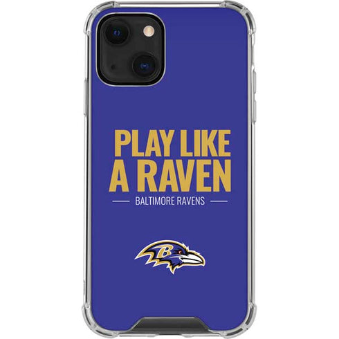 NFL Baltimore Ravens Team Motto iPhone 14 Clear Case
