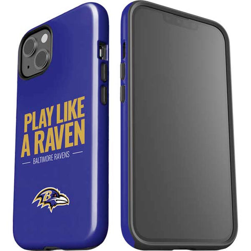 NFL Baltimore Ravens Team Motto iPhone 15 Plus Impact Case