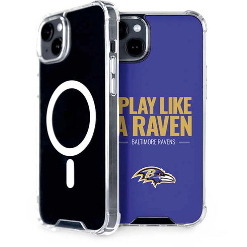 NFL Baltimore Ravens Team Motto iPhone 15 MagSafe Case