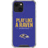 NFL Baltimore Ravens Team Motto iPhone 15 Plus Clear Case