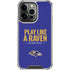NFL Baltimore Ravens Team Motto iPhone 15 Pro Clear Case