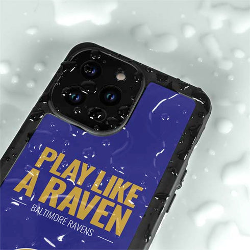 NFL Baltimore Ravens Team Motto iPhone 14 Pro Max Waterproof Case