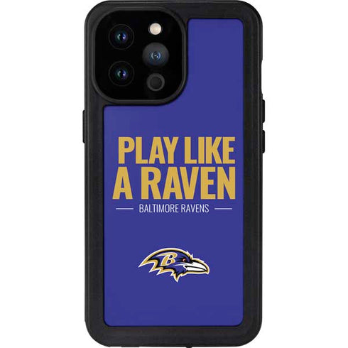 NFL Baltimore Ravens Team Motto iPhone 14 Pro Max Waterproof Case