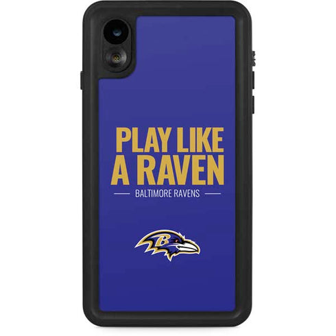 NFL Baltimore Ravens Team Motto iPhone XR Waterproof Case
