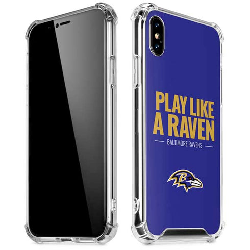 NFL Baltimore Ravens Team Motto iPhone XS Max Clear Case