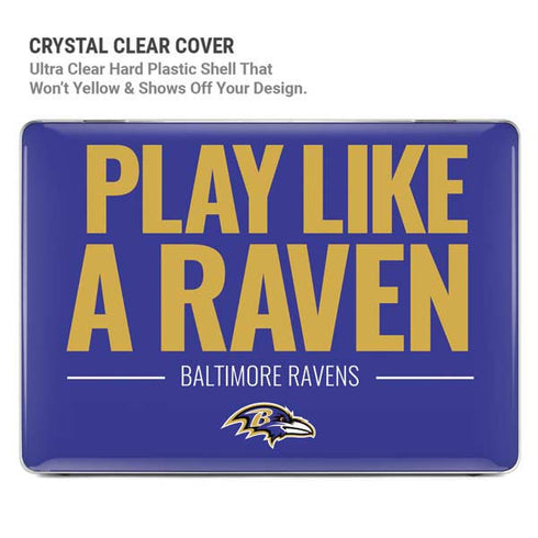 NFL Baltimore Ravens Team Motto MacBook Air 15in (2023-2025) Case plus Skin