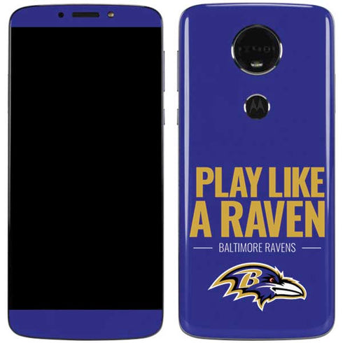 NFL Baltimore Ravens Team Motto Moto E5 Plus Skin