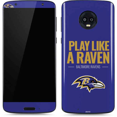 NFL Baltimore Ravens Team Motto Moto G6 Skin