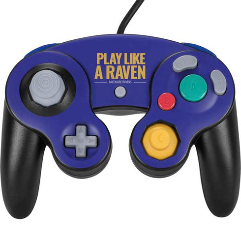 NFL Baltimore Ravens Team Motto Nintendo GameCube Controller Skin
