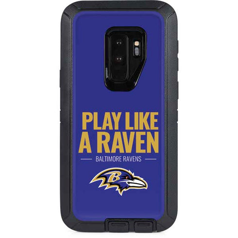 NFL Baltimore Ravens Team Motto Otterbox Defender Galaxy Skin