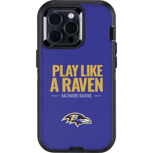 NFL Baltimore Ravens Team Motto Otterbox Defender iPhone Skin