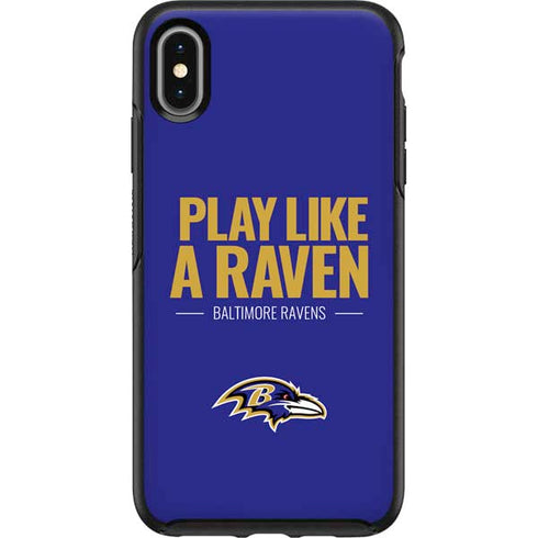 NFL Baltimore Ravens Team Motto Otterbox Symmetry iPhone Skin