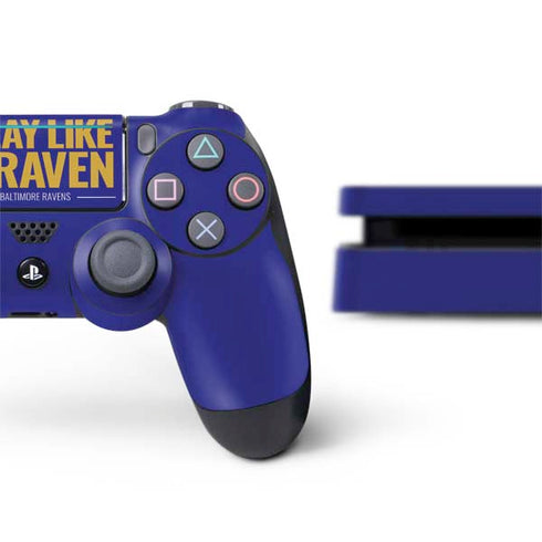 NFL Baltimore Ravens Team Motto PS4 Slim Bundle Skin