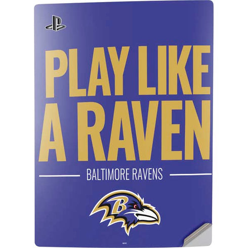 NFL Baltimore Ravens Team Motto PS5 Digital Edition Console Skin