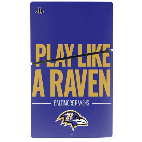 NFL Baltimore Ravens Team Motto PS5 Slim Disk Bundle Skin