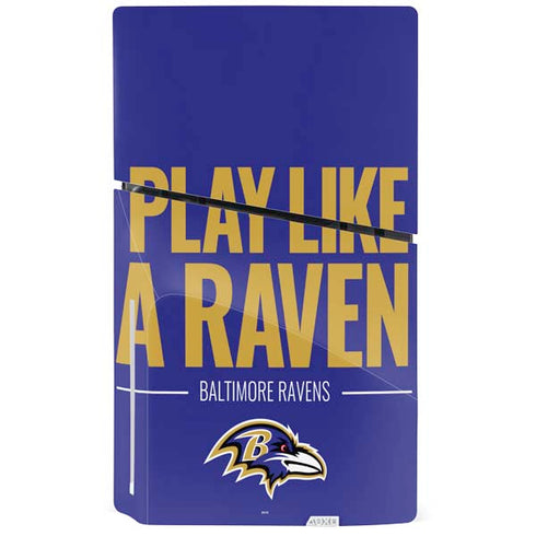 NFL Baltimore Ravens Team Motto PS5 Slim Disk Bundle Skin